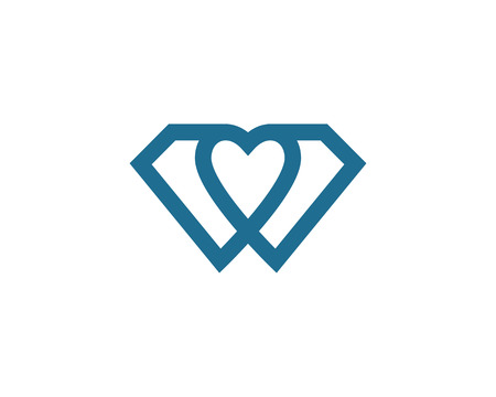 Diamond Template vector icon illustration designのイラスト素材