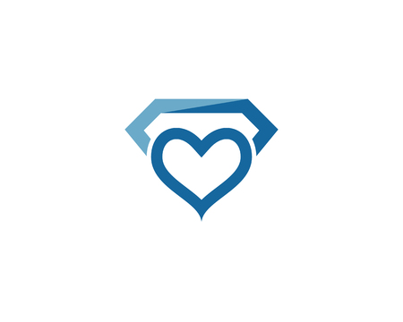 Diamond Template vector icon illustration designのイラスト素材