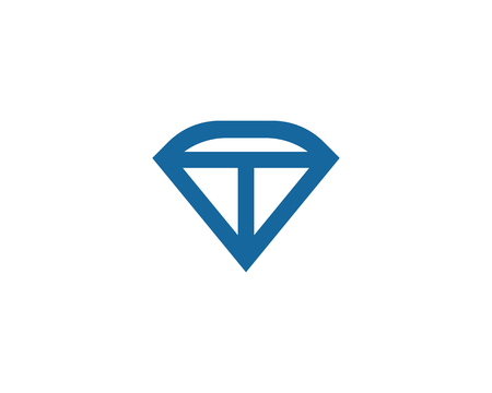 Diamond Template vector icon illustration designのイラスト素材