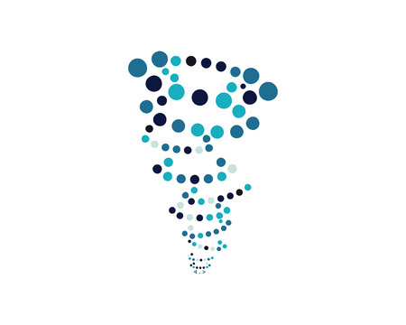 Tornado symbol vector illustration designのイラスト素材