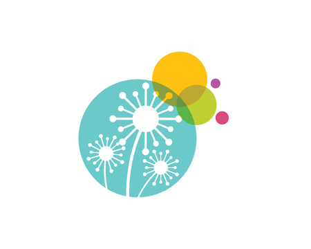 flower vector icon design template illustrationのイラスト素材