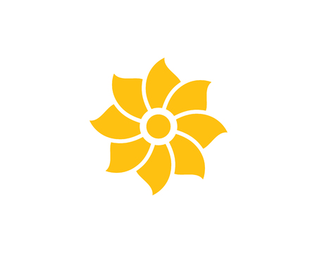 flower vector icon design template illustrationのイラスト素材
