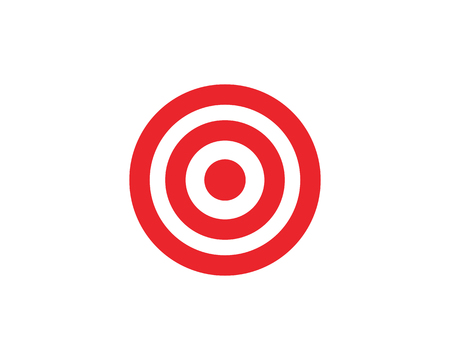 Target icon vector illustration design templateのイラスト素材
