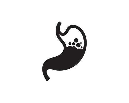 stomach care icon designs concept vector illustrationのイラスト素材