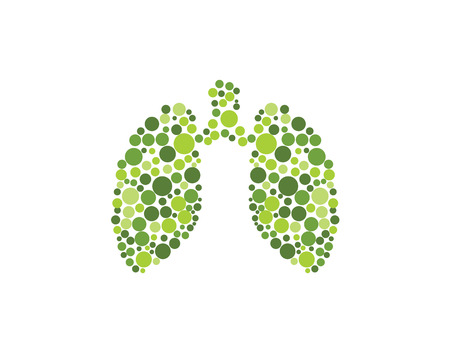 lungs icon vector illustration designのイラスト素材