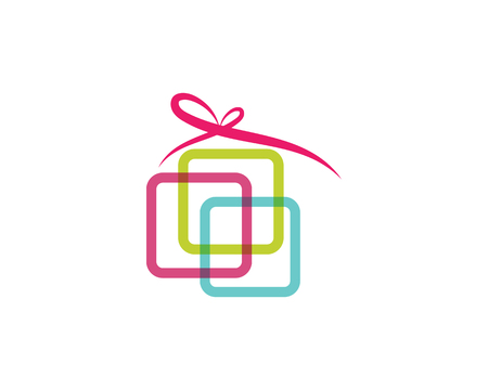 Gift Box Icon Vector Illustration designのイラスト素材