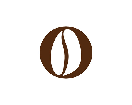 coffee bean icon vector illustration templateのイラスト素材