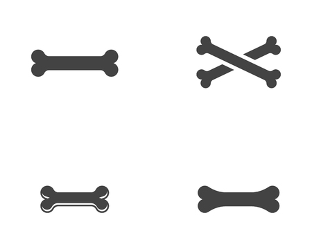 Bone vector icon, pet dog, forensics icon - Vector illustrationのイラスト素材