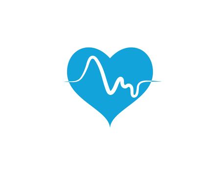 Health medical heartbeat pulse icon illustrationのイラスト素材