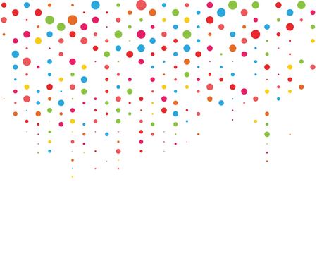 Dots vector background illustration design templateのイラスト素材