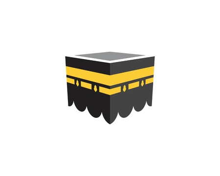 kaaba vector illustration icon design templateのイラスト素材