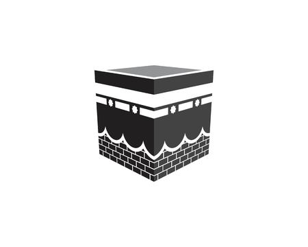 kaaba vector illustration icon design templateのイラスト素材