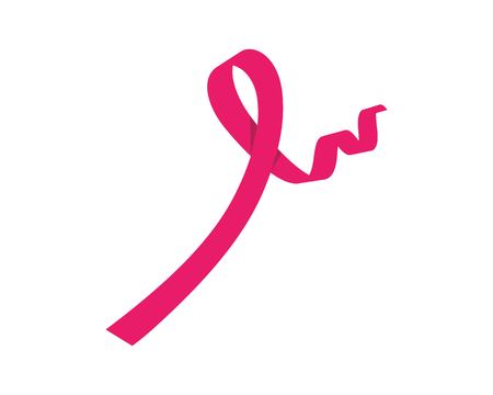 Red ribbon Vector illustration designのイラスト素材