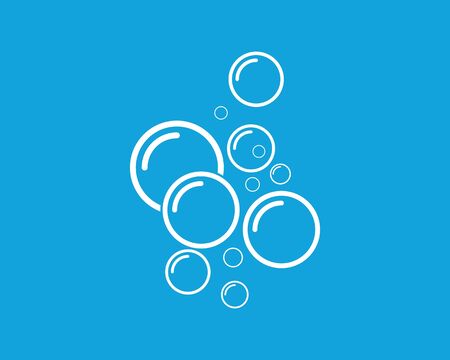 Bubble water vector illustration design templateのイラスト素材