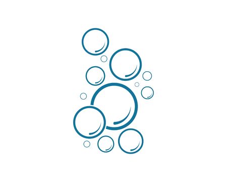 Bubble water vector illustration design templateのイラスト素材