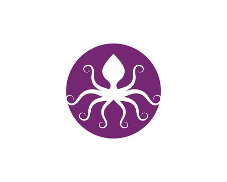 octopus vector icon illustration design templateのイラスト素材