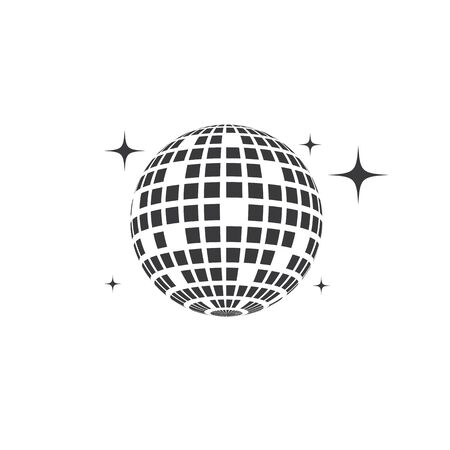 Disco ball vector icon illustration design templateのイラスト素材