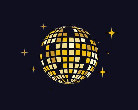 Disco ball vector icon illustration design templateのイラスト素材