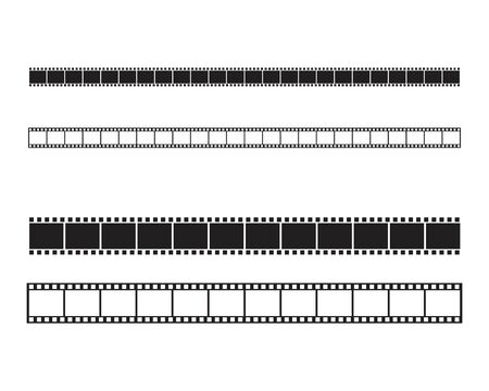 abstract film icon vector illustration template designのイラスト素材