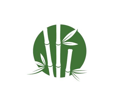 Bamboo vector icon illustration design templateのイラスト素材