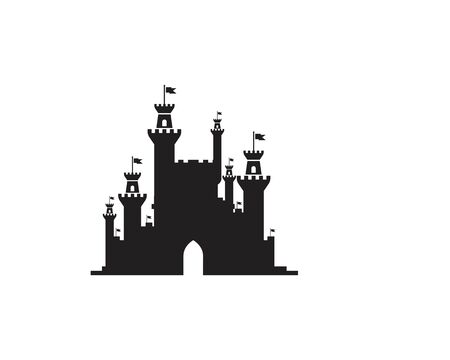 Castle vector illustration icon Template designのイラスト素材