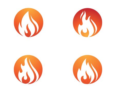 fire flame vector icon design illustrationのイラスト素材