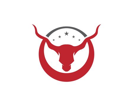 Taurus Logo Template vector icon illustration designのイラスト素材