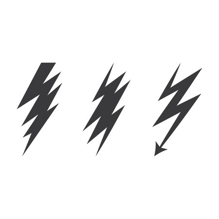 Bolt icon Vector Illustration design Logo templateのイラスト素材