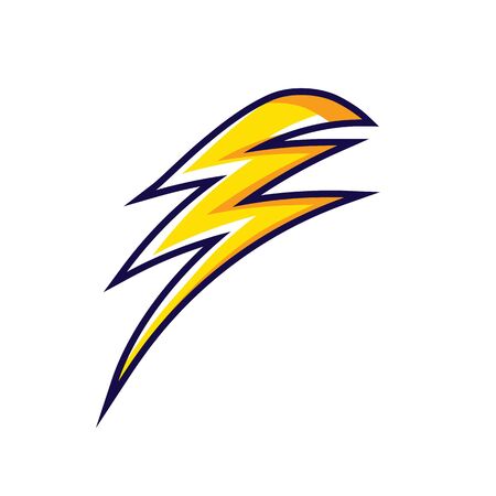 Bolt icon Vector Illustration design Logo templateのイラスト素材