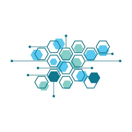 Abstract medical  background substance and molecules designのイラスト素材