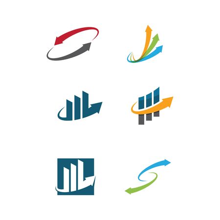 Business Finance  template vector icon designのイラスト素材