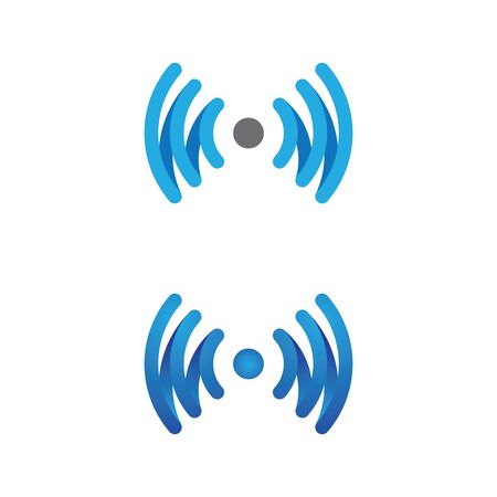 signal wifi illustration design templateのイラスト素材