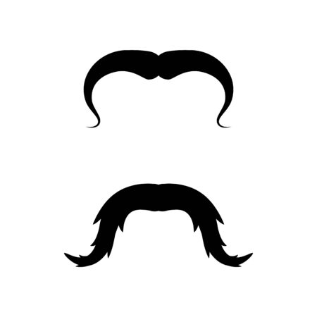 Moustache icon illustration design templateのイラスト素材