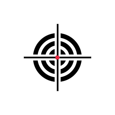Target Vector icon illustration design templateのイラスト素材