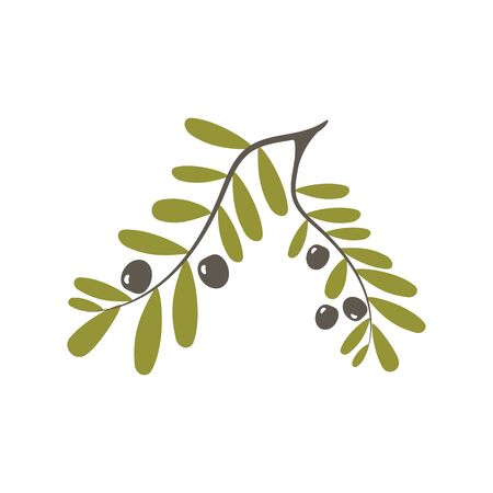 olive icon vector illustration design templateのイラスト素材