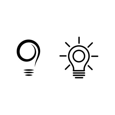 light bulb symbol vector design illustrationのイラスト素材