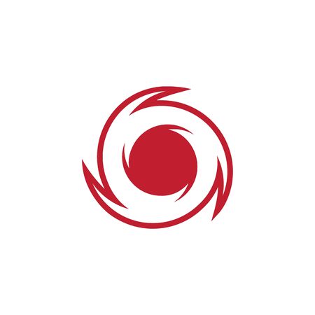 vortex vector illustration icon Logo Template designのイラスト素材