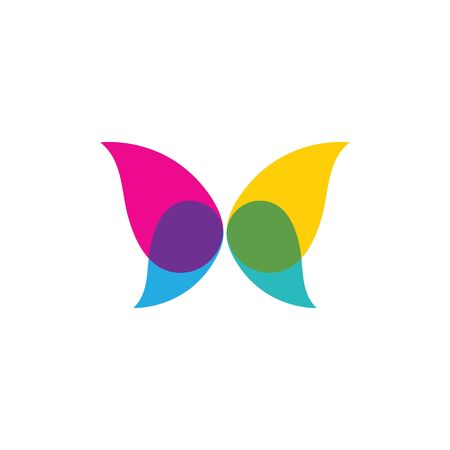 Beauty Butterfly Vector icon designのイラスト素材