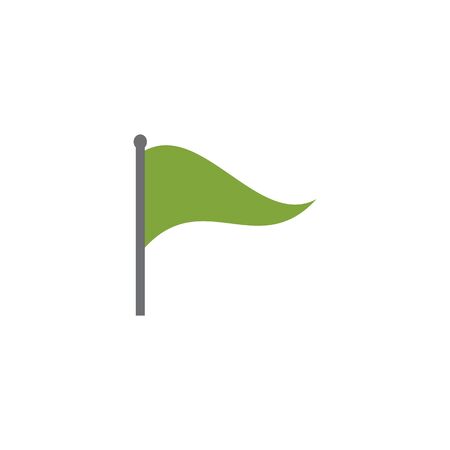 golf icon Vector Illustration design Logo templateのイラスト素材