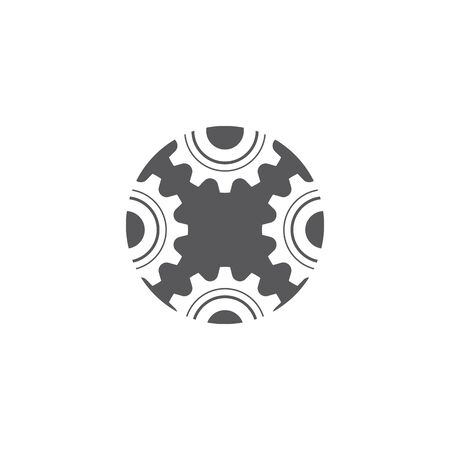 gear icon logo vector icon illustrationのイラスト素材