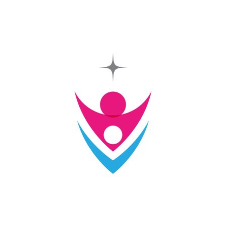 Community, network and social icon design templateのイラスト素材