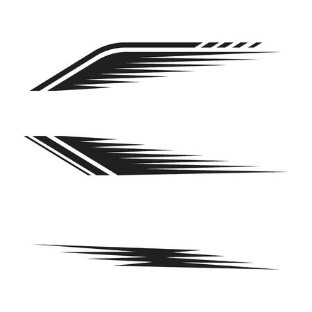 Vinyl art decoration stickers for Automotiveのイラスト素材