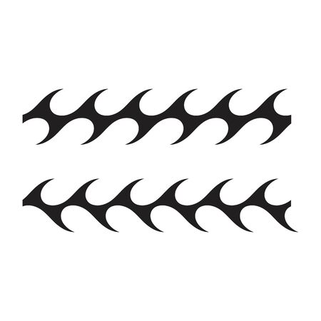 Vinyl art decoration stickers for Automotiveのイラスト素材