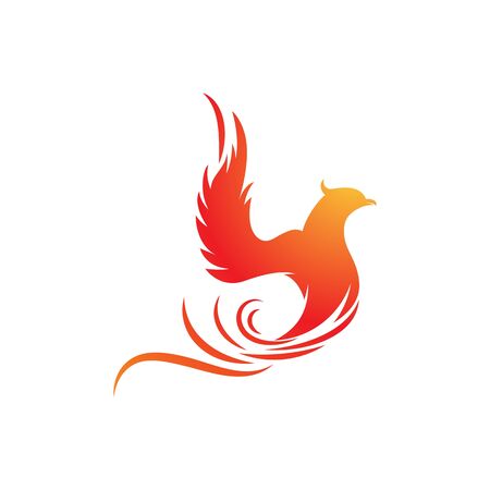 Phoenix vector icon illustration design templateのイラスト素材