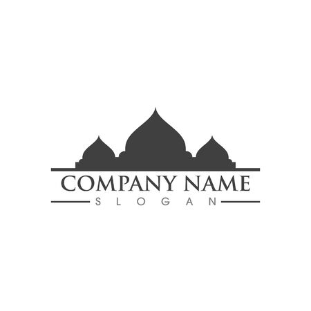 Mosque window vector icon design templateのイラスト素材