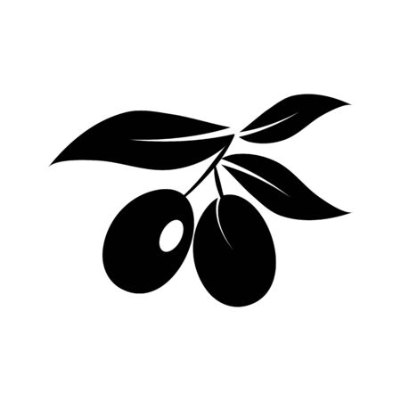 olive icon vector illustration design templateのイラスト素材