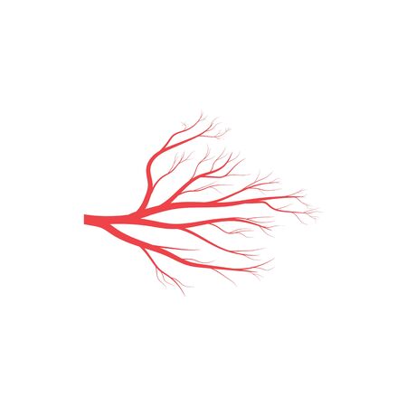 Veins icon Vector Illustration design Logo templateのイラスト素材