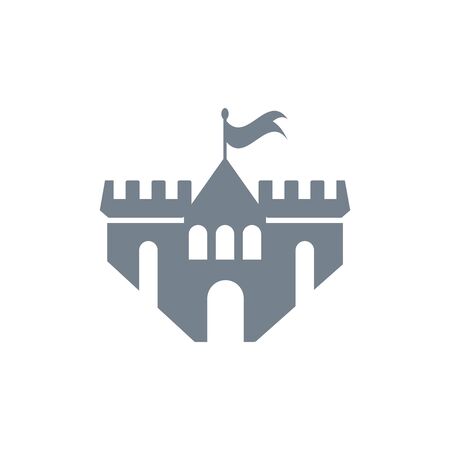 Castle icon Vector Illustration design Logo templateのイラスト素材