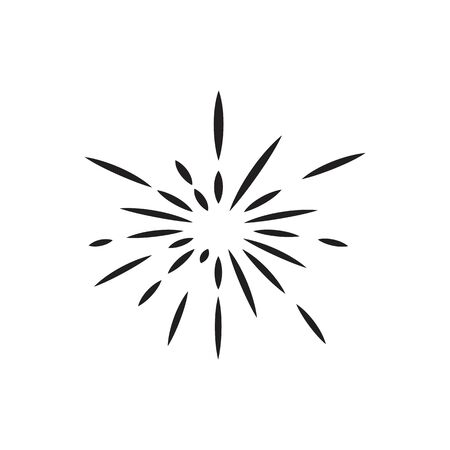 Firework vector icon illustration design templateのイラスト素材