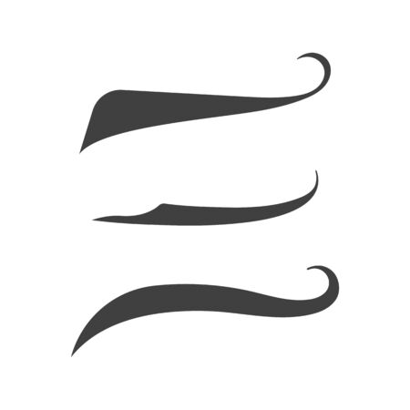 Swash and swooshes tails design templateのイラスト素材